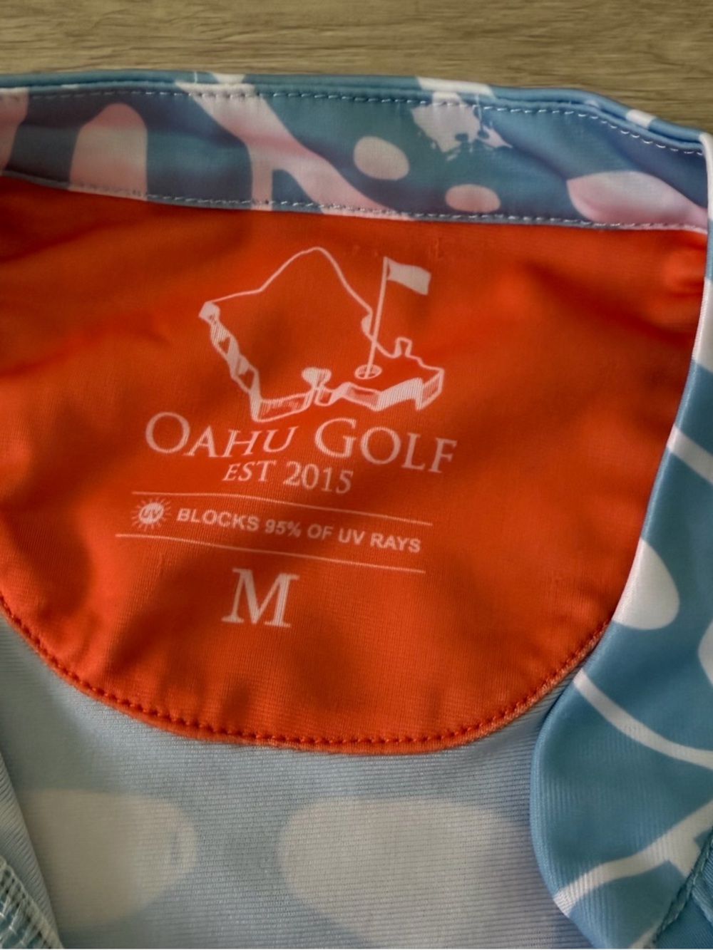 OGA Oahu Golf Apparel Women’s Short Sleeve Golf Shirt Size M - Picture 2 of 6
